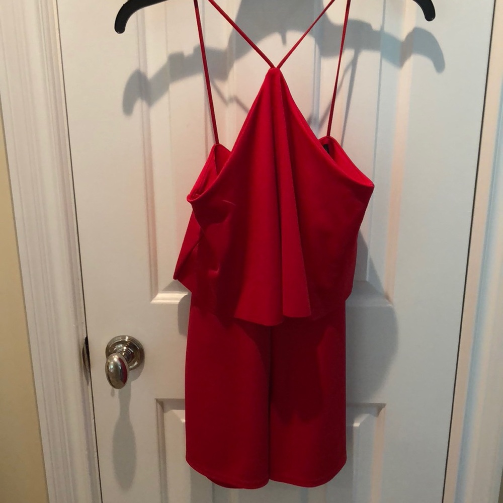 Red romper